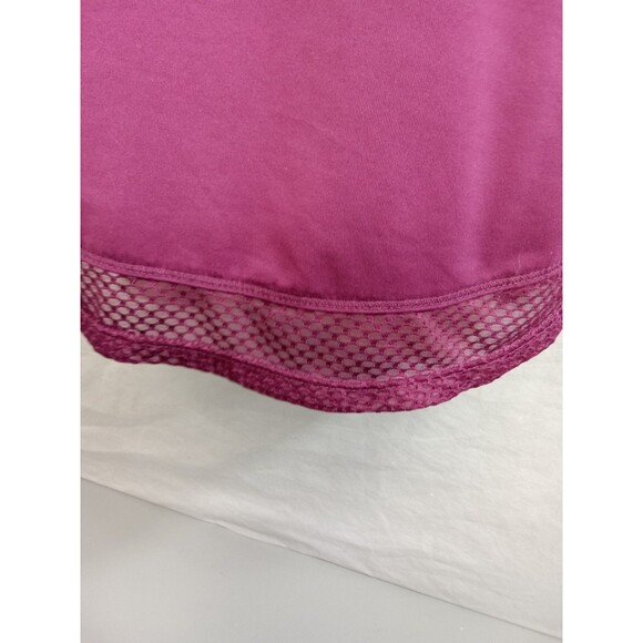 Unbranded Womens‎ Medium Purple Workout Wicking Material Netting Sleeveless - Picture 6 of 11